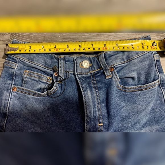 Topshop Jaime High Rise Blue Jeans - Picture 2 of 12